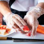 500 Pack Disposable Plastic Gloves Clear - Nexvibe