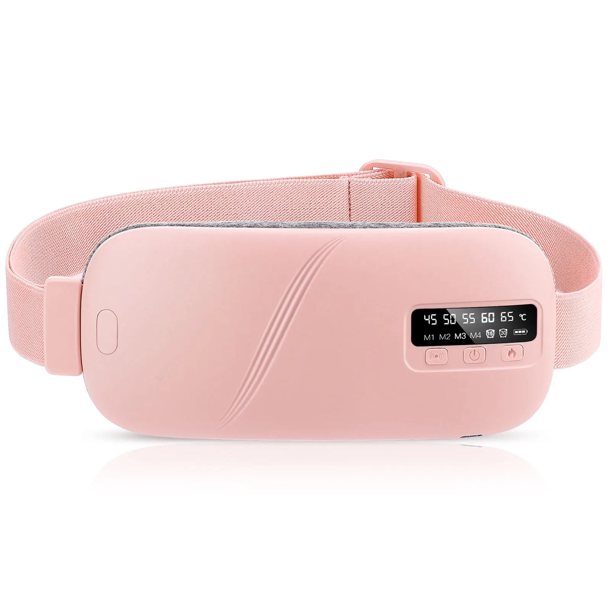 5 Modes Electric Heating Vibration Waist Massage Belt Smart Warm Palace Women Menstrual Heating Pad for for Cramps