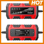 6V 12V 1.5A Smart Car Battery Charger for Lead-Acid AGM GEL Batteries (US) - United States