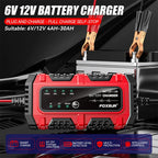 6V 12V 1.5A Smart Car Battery Charger for Lead-Acid AGM GEL Batteries (US) - United States