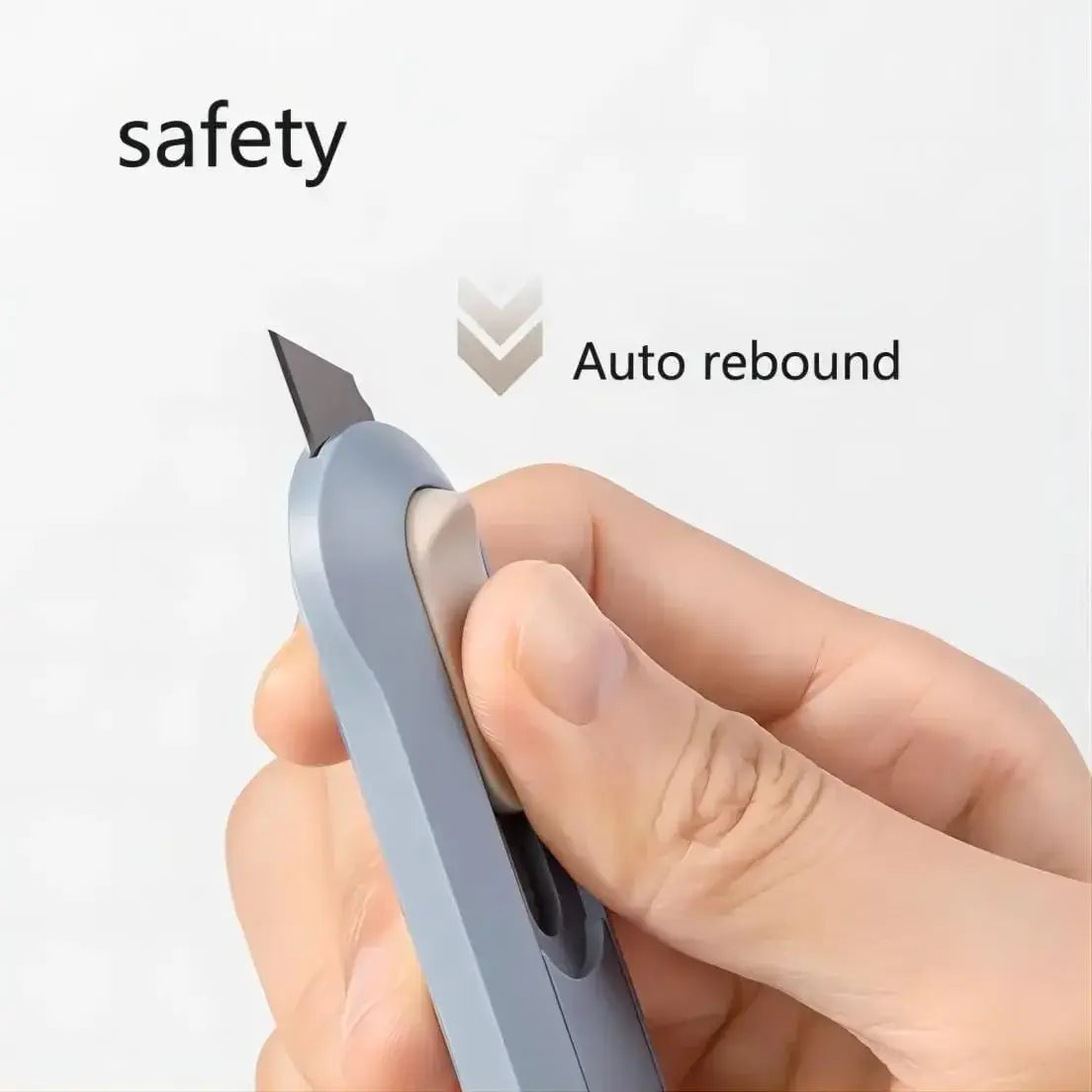 6 Boxes Portable Box Cutter, Retractable Multifunctional Cute Knife for Office, Home, Crafts, Carton, Cardboard, Paper, DIY - Nexvibe