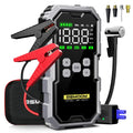 7000A Car Jump Starter with Air Compressor Battery Booster 12V Power Bank with LED Flashlight Smart Cable with Voltage