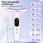 7Color Neck Face Massager Facial Massager Tool for Skin Care at HomeVibrating Face Massager with ThermalsGalvanic