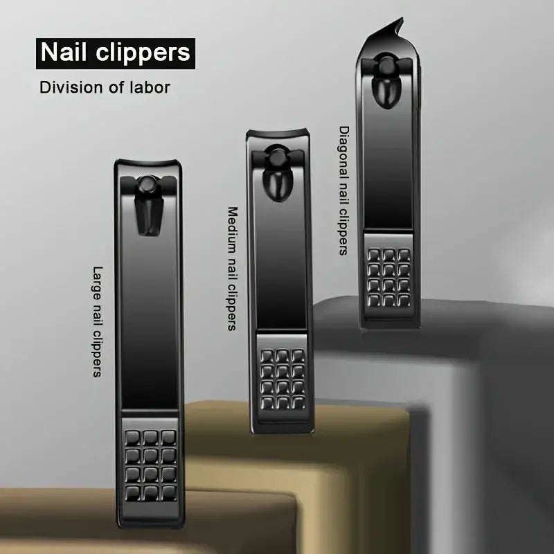 8/12/15/20/24 pcs Manicure Cutters Nail Clipper Set Household Stainless Steel Ear Spoon Pedicure Scissors Tool For Beauty - Nexvibe