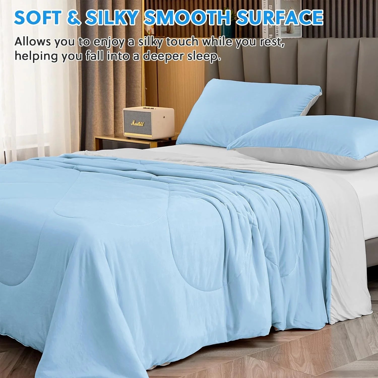 1pc Large Cooling Blanket for Hot Sleepers, Dual-Sided Soft & Lightweight Summer Bedding, Contemporary Geometric Pattern,