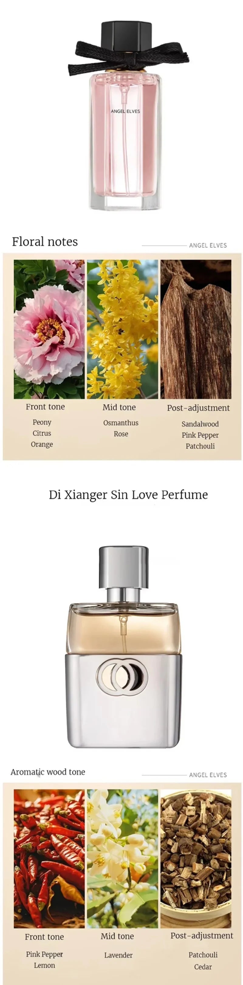 Women's Floral Eau De Toilette Perfume For Ladies Long Lasting Fresh Scent Daily Party Gift 4Pcs 100ml Gift Set