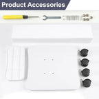 Beauty Salon Trolley Cart with Wheels, 3 Tier Beauty Rolling Cart, Rotate Adjustable Tattoo Spa Rolling Trolly
