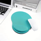 EVA Wrist Support Mouse Pad, Office Keyboard Wrist Rest, Memory Foam Non-slip Mouse Pad