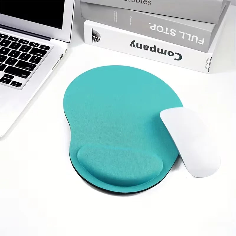 EVA Wrist Support Mouse Pad, Office Keyboard Wrist Rest, Memory Foam Non-slip Mouse Pad