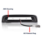 Led Rear Third Brake Light Lamp Fit for 2014-2018 Chevy Silverado Gmc Sierra X Style 3D Led Bar Black Dot-Certified 23509162