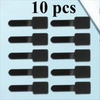 10 Black/white Cable Ties, Black and White Cable Organizer, Used for Data Cable Management and Desktop Computers