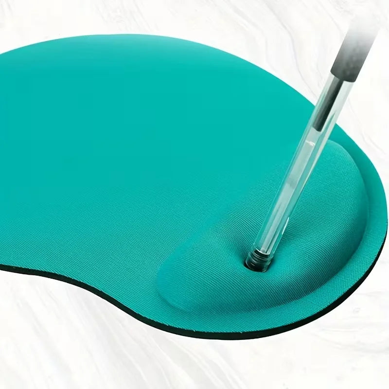 EVA Wrist Support Mouse Pad, Office Keyboard Wrist Rest, Memory Foam Non-slip Mouse Pad