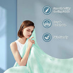 1pc Large Cooling Blanket for Hot Sleepers, Dual-Sided Soft & Lightweight Summer Bedding, Contemporary Geometric Pattern,