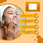 Lemon Turmeric Kojic Soap,Natural Handmade Soap,Turmeric Soaps Bar For Face And Body, Smooth Skin Tumeric Soapes,Deep Cleansing Soaps For Men & Women