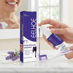 EELHOE 30ML Purple Whitening Toothpaste Teeth Stains Odors Removal Brighten Teeth  Gentle Gum Care Portable Travel Daily Use