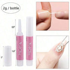 Nail Glue, Super Strong Nail Glue For Acrylic Nails Long Lasting Professional Nail Tip Glue For Press On Nails Bond For Acrylic Nails Adhesive Nail Glue For False Nail Tips 2g/0.07OZ/PCS
