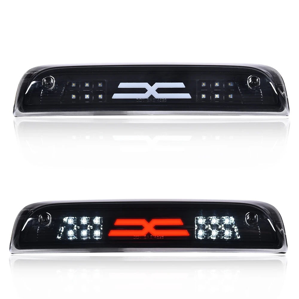 Led Rear Third Brake Light Lamp Fit for 2014-2018 Chevy Silverado Gmc Sierra X Style 3D Led Bar Black Dot-Certified 23509162