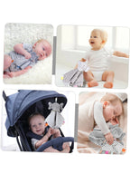 Elephant Baby Comforter Blanket Soft Appease Towel Baby Rattle Animals Toys Soothe Reassure Sleeping Towel Lathe HangingToddler