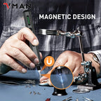 68 In 1 Mini Precision Electric Cordless Screwdriver,Magnetic Bits,Pc & Watch Repair Tools With Led,5 Torque Settings,Men'S Gift