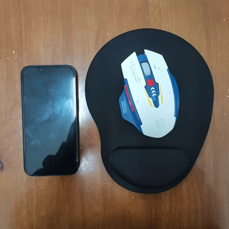 EVA Wrist Support Mouse Pad, Office Keyboard Wrist Rest, Memory Foam Non-slip Mouse Pad