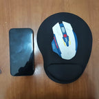 EVA Wrist Support Mouse Pad, Office Keyboard Wrist Rest, Memory Foam Non-slip Mouse Pad