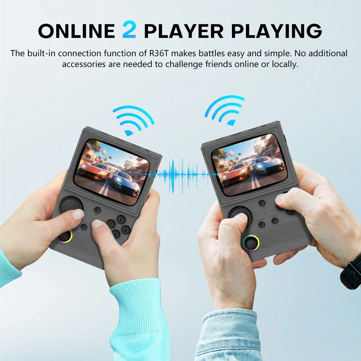 AISLPC R36T Handheld Game Console 18000+Game 3.5'' IPS Screen Wi-Fi Multiplayer Portable Pocket TV Video Console Ship From US - Nexvibe