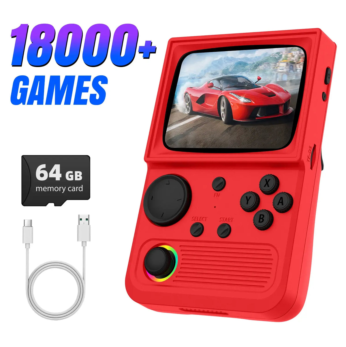 AISLPC R36T Handheld Game Console 18000+Game 3.5'' IPS Screen Wi-Fi Multiplayer Portable Pocket TV Video Console Ship From US - Nexvibe