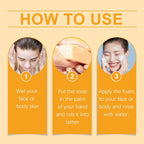 Lemon Turmeric Kojic Soap,Natural Handmade Soap,Turmeric Soaps Bar For Face And Body, Smooth Skin Tumeric Soapes,Deep Cleansing Soaps For Men & Women