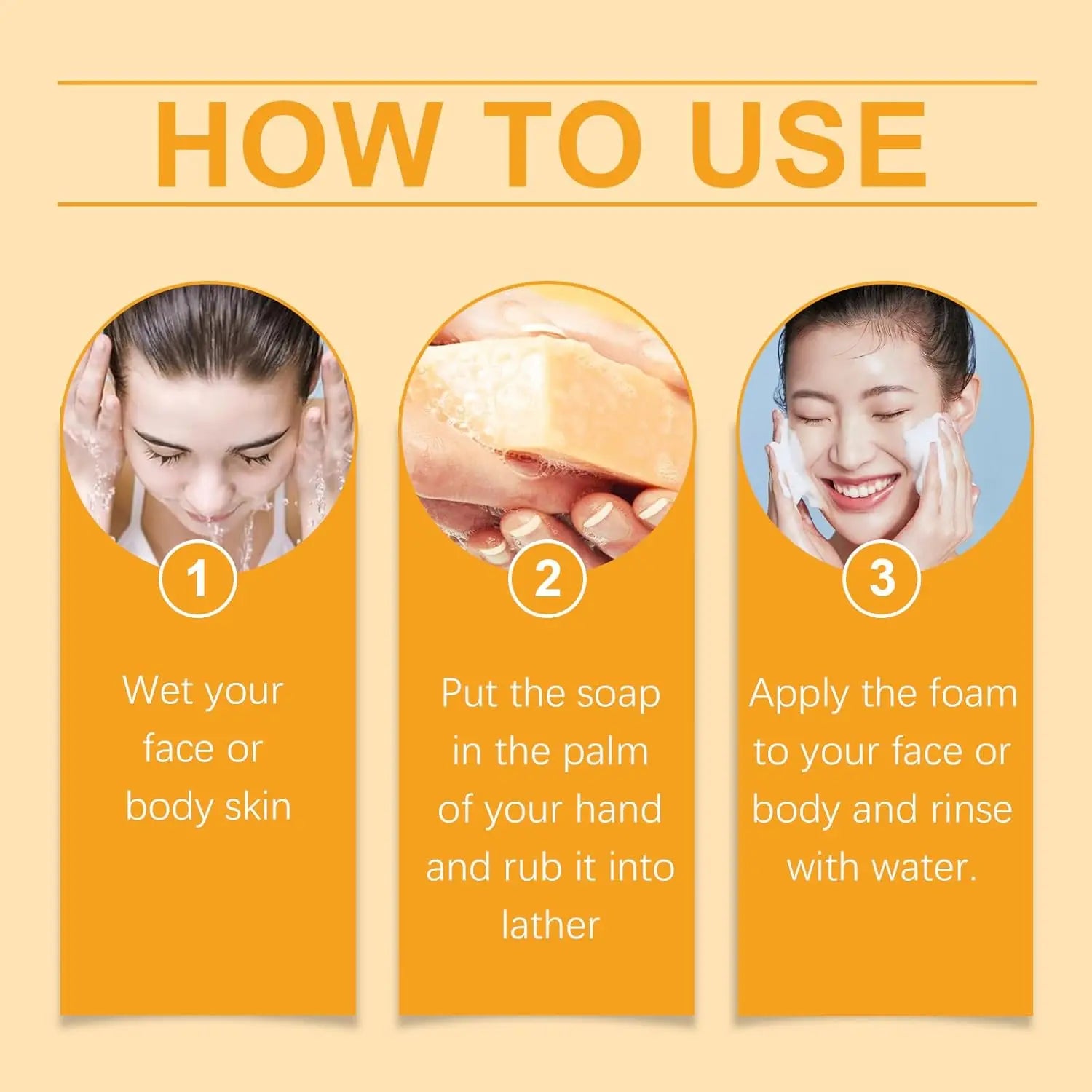 Lemon Turmeric Kojic Soap,Natural Handmade Soap,Turmeric Soaps Bar For Face And Body, Smooth Skin Tumeric Soapes,Deep Cleansing Soaps For Men & Women