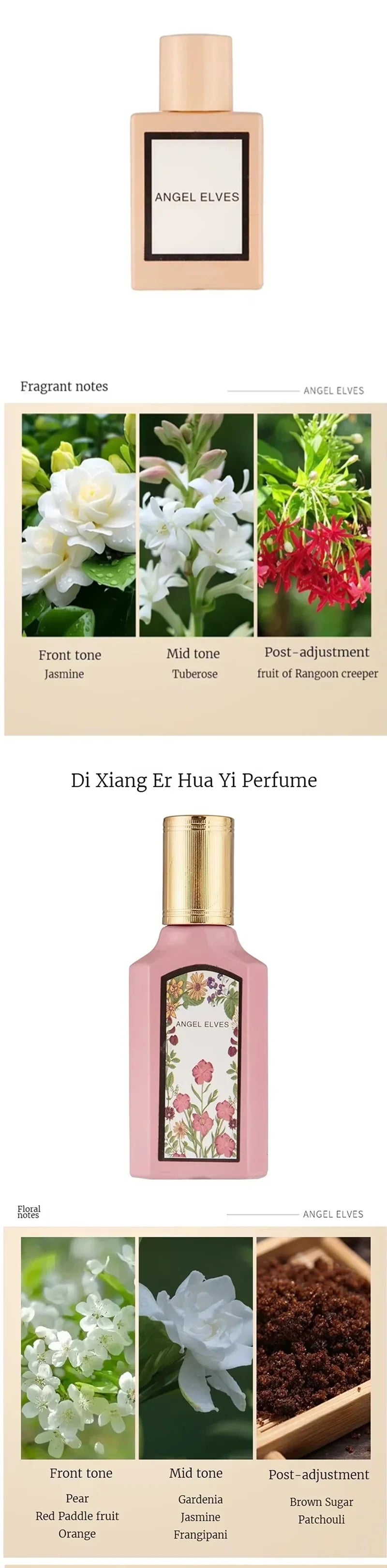 Women's Floral Eau De Toilette Perfume For Ladies Long Lasting Fresh Scent Daily Party Gift 4Pcs 100ml Gift Set