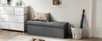 JHK Folding Storage Ottoman Bench Living Room Hidden Storage Footstool Toy Box Bedroom Strong Load-bearing Capacity Stool