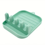 1 Green Cutlery Rack, Dish Drain Rack, Suitable for Busy Families, Compact Countertop Storage Rack, Multifunctional Storage Use