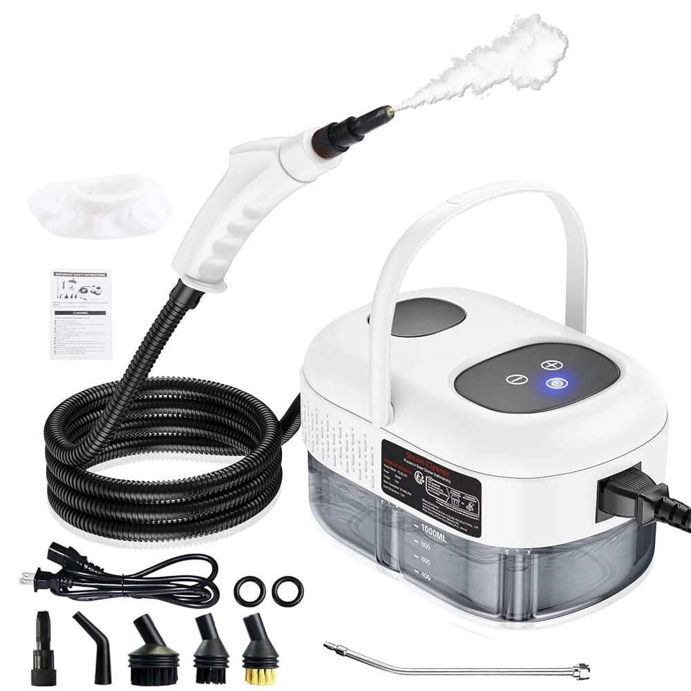 High Pressure Steam Cleaner 3Bar 1500W Portable Household Steam Cleaning Machine With Multiple Accessories