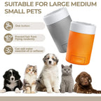 Pet Foot Washing Cup Portable Dog Paw Cleaner with Soft Silicone Brush Muddy Paw Washer for Small Medium Dogs Easy Clean Tool