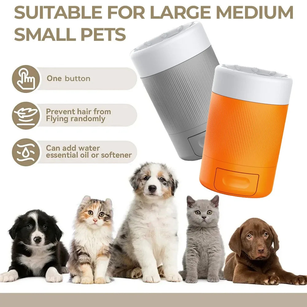 Pet Foot Washing Cup Portable Dog Paw Cleaner with Soft Silicone Brush Muddy Paw Washer for Small Medium Dogs Easy Clean Tool