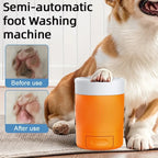 Pet Foot Washing Cup Portable Dog Paw Cleaner with Soft Silicone Brush Muddy Paw Washer for Small Medium Dogs Easy Clean Tool