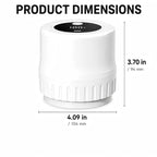 Portable Electric Vacuum Sealer Powerful Air Extraction LED Power Display USB Charging Compatible with Wide-mouth/Regular-mouth Mason Jars