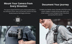 PGYTECH Beetle Camera Clip with Plate Camera Quick Release System for Sony/Nikon/DSLR Action Camera Backpack Camera Strap Mount