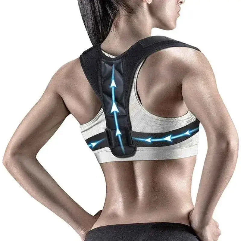 Men and Women Sitting Posture Correction Belt Shoulder Straight Back Back Posture Correction Belt Hunchback Corrector Adult