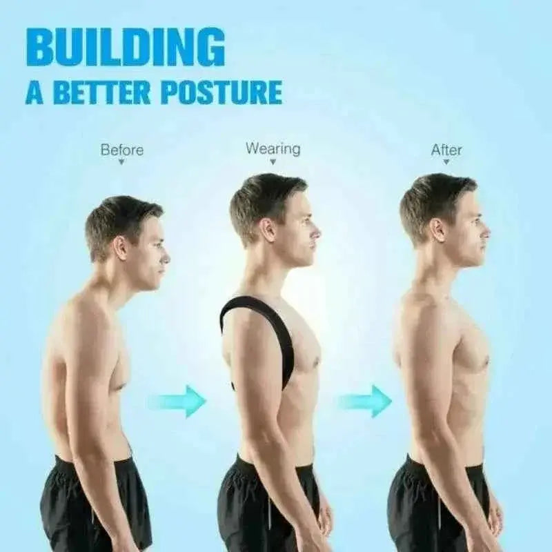 Men and Women Sitting Posture Correction Belt Shoulder Straight Back Back Posture Correction Belt Hunchback Corrector Adult