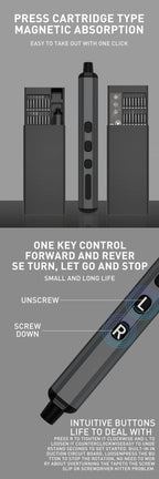 68 In 1 Mini Precision Electric Cordless Screwdriver,Magnetic Bits,Pc & Watch Repair Tools With Led,5 Torque Settings,Men'S Gift