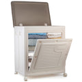 Foldable Storage Box with Wheels – Large Capacity, Dustproof & Multi-Purpose Storage Cabinet, Household Organizer Items