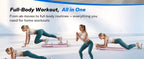 MERACH Pilates Board Multifunctional Abdominal Plate Detachable Ab Trainer with Anti-Slip Design Portable Pilates Reformer