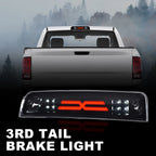 LED 3Rd Third Brake Light Cargo Lamp Fit For 2009-2017 Dodge Ram 1500 2500 3500 Smoked Housing High-Mount Light
