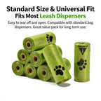 Eco-Friendly Dog Poop Bags Leak-Proof Extra Thick EPI Material Unscented Pet Waste Bags for Dog Walking Outdoor