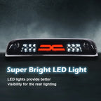 Led Rear Third Brake Light Lamp Fit for 2014-2018 Chevy Silverado Gmc Sierra X Style 3D Led Bar Black Dot-Certified 23509162