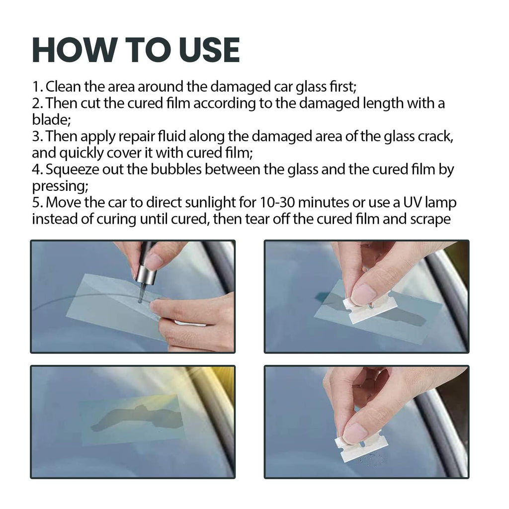 Auto Glass Nano Repair Fluid Auto Windshield Cracks Quick Repair Adhesive Repair - default title