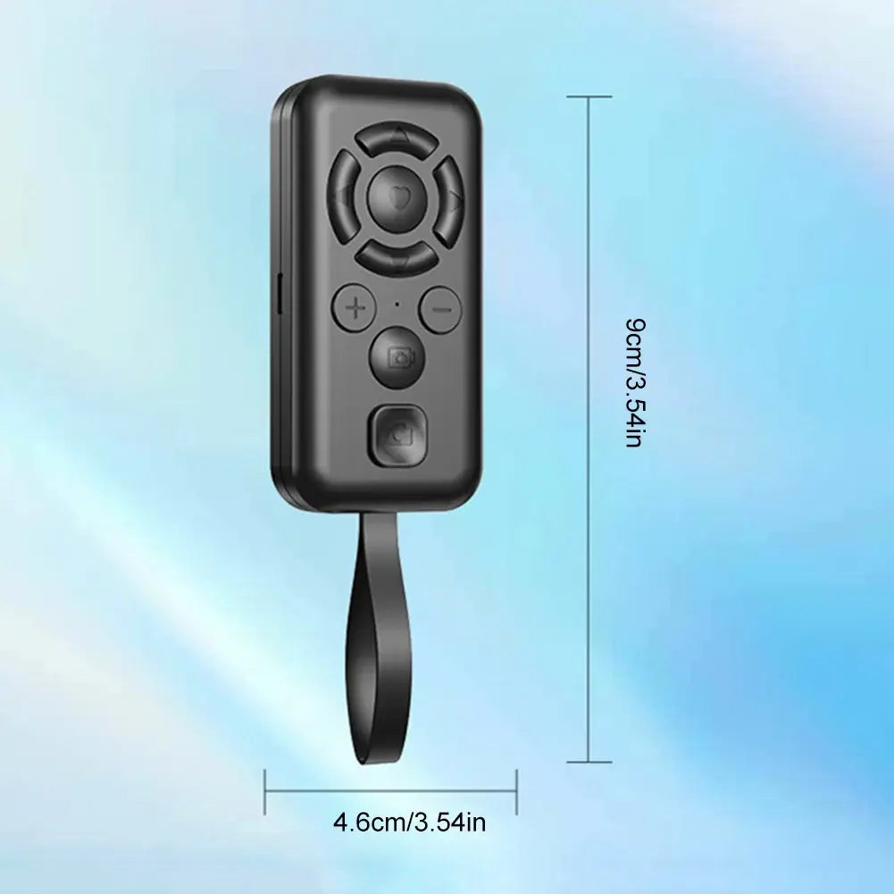 BT Remote Control Multi-Function Mini Self-Timer BT 5.3 Wireless Phone‌ Controller for Content Navigation Novel Reading - Nexvibe