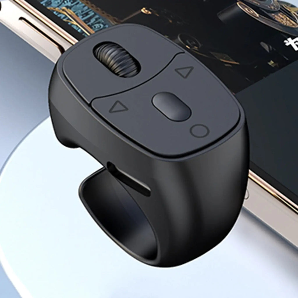 Bluetooth-Compatible 5.3 Remote Control Mouse Finger Ring Mouse Fingertip Remote Control Wireless Camera Shutter Selfie Button - Nexvibe