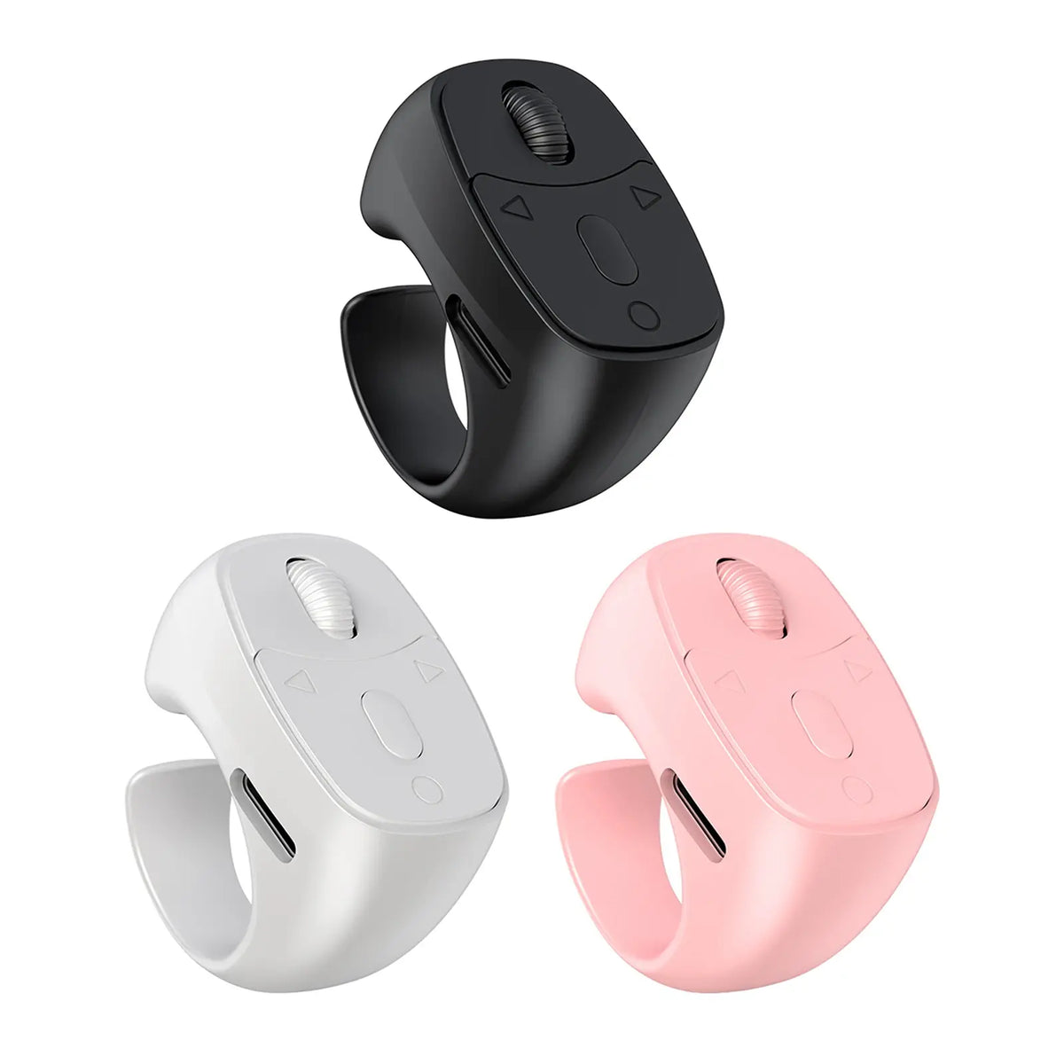 Bluetooth-Compatible 5.3 Remote Control Mouse Finger Ring Mouse Fingertip Remote Control Wireless Camera Shutter Selfie Button - Nexvibe
